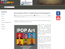 Tablet Screenshot of akzente-music.de